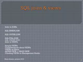 PPT - SQL Views PowerPoint Presentation, Free Download - ID:3172692