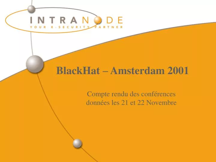 blackhat amsterdam 2001