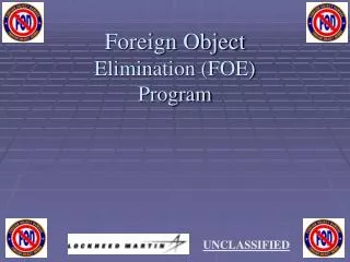 Foreign Object Elimination (FOE) Program