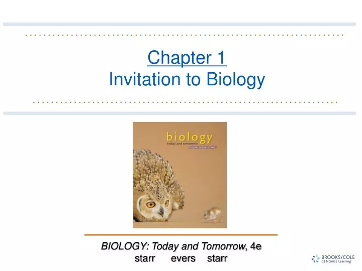 chapter 1 invitation to biology