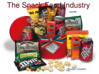 The Snack Food Industry