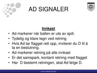 ad signaler