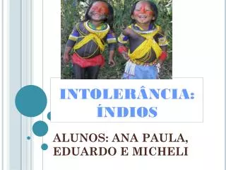 intoler ncia ndios