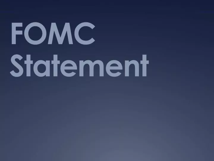 fomc statement