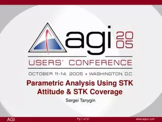 Parametric Analysis Using STK Attitude &amp; STK Coverage
