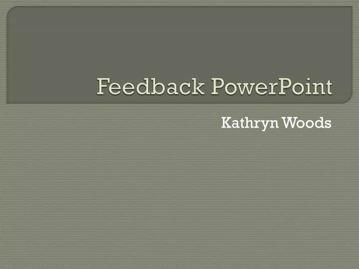 feedback powerpoint