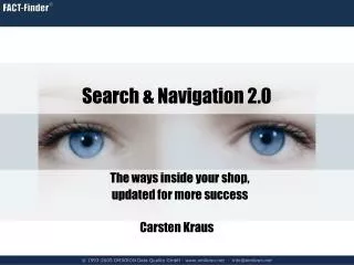 Search &amp; Navigation 2.0