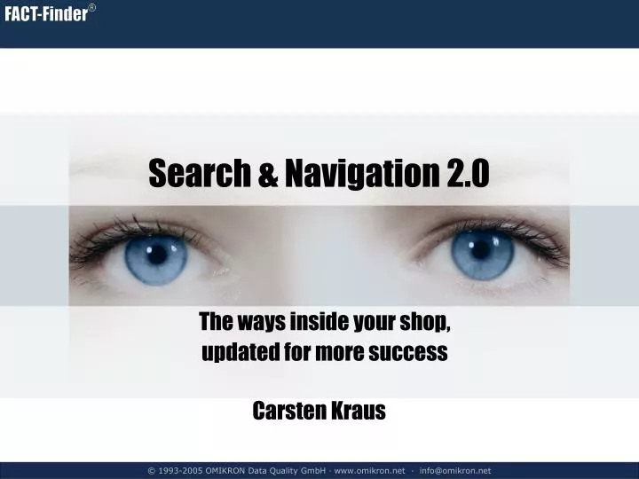 search navigation 2 0
