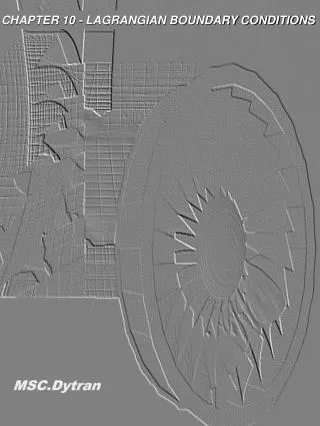 CHAPTER 10 - LAGRANGIAN BOUNDARY CONDITIONS