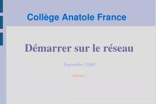 d marrer sur le r seau septembre 2008 niveau 1