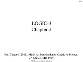 LOGIC-3 Chapter 2