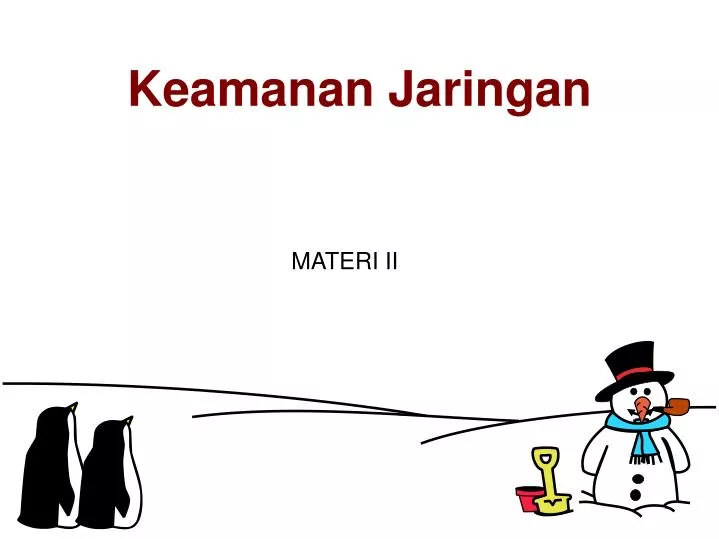 keamanan jaringan