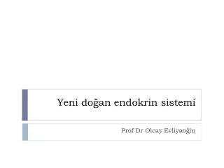 yeni do an endokrin sistemi