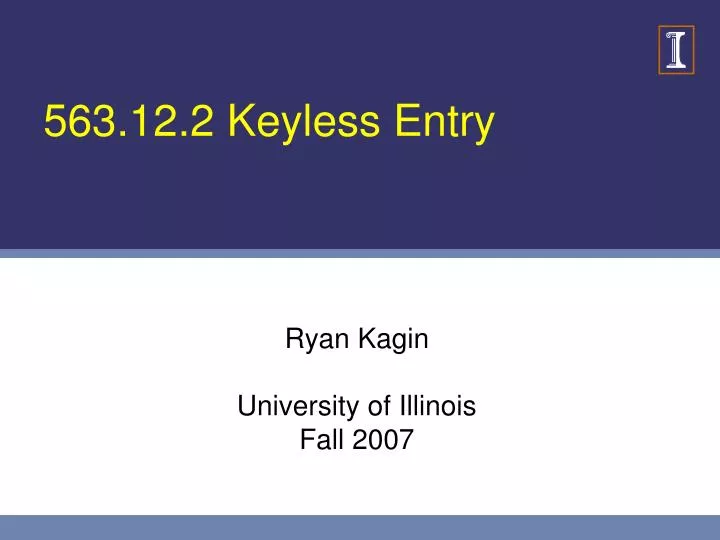 563 12 2 keyless entry