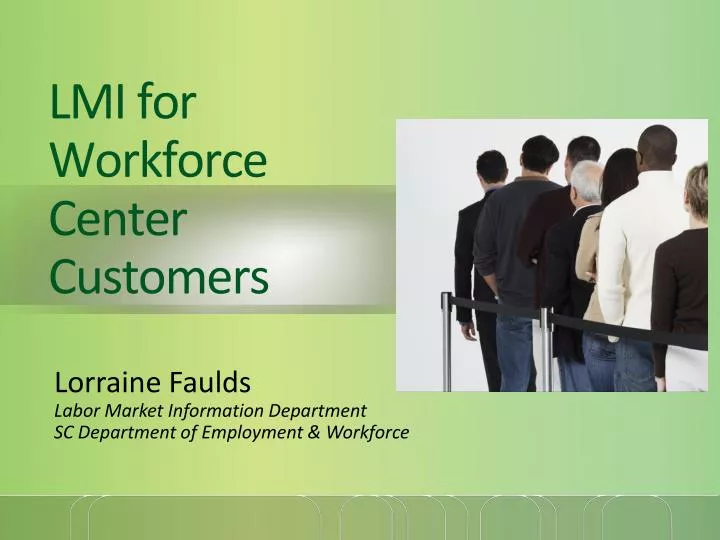 lmi for workforce center customers