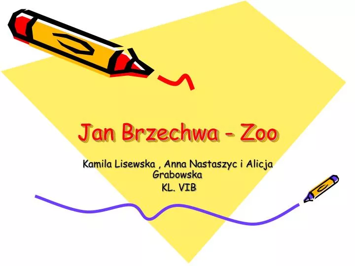 jan brzechwa zoo