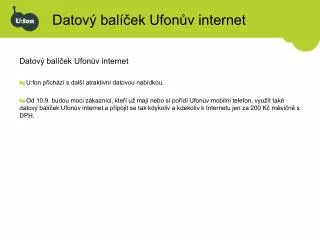 datov bal ek ufon v internet