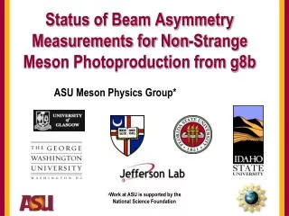 Status of Beam Asymmetry Measurements for Non-Strange Meson Photoproduction from g8b
