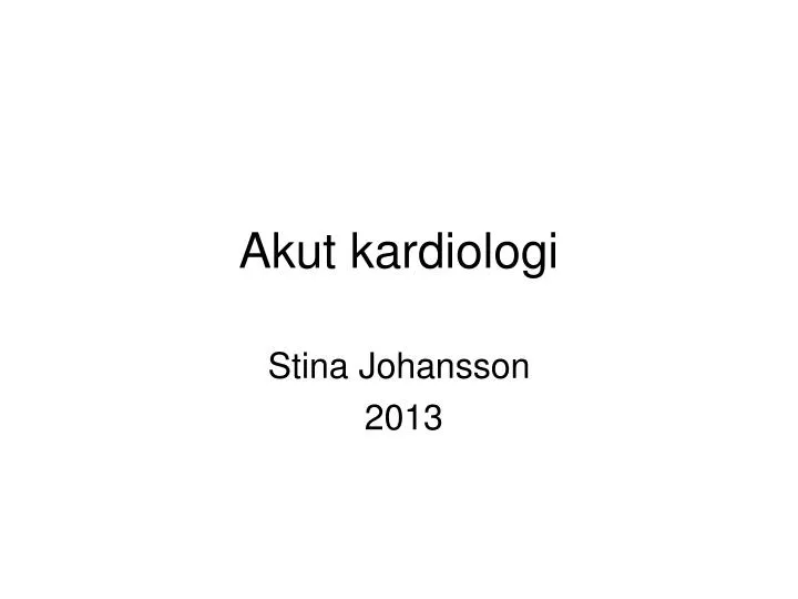 stina johansson 2013