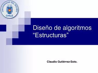 dise o de algoritmos estructuras