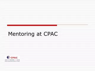 Mentoring at CPAC