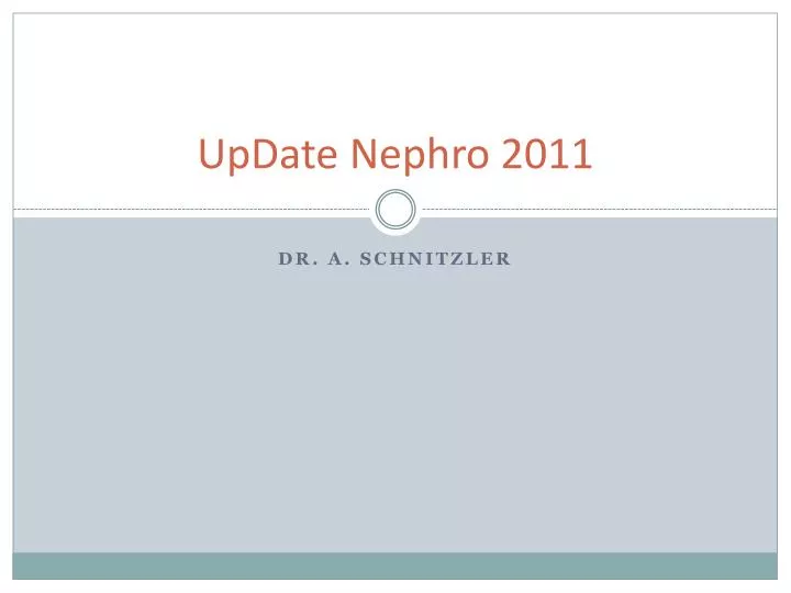 update nephro 2011