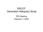 ERCOT Generation Adequacy Study - slide 1