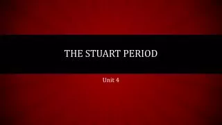 The Stuart Period