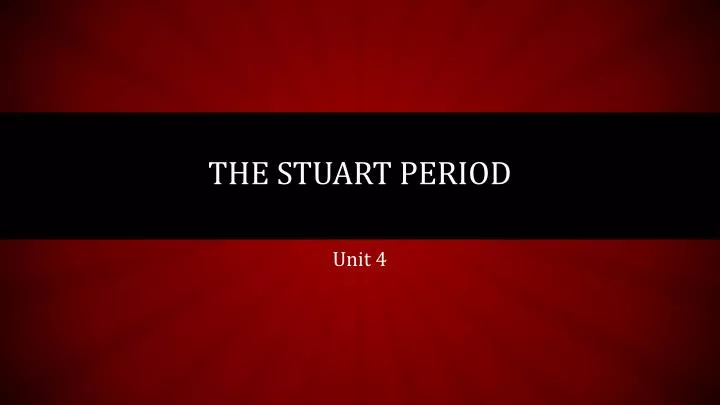 the stuart period