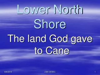 Lower North Shore
