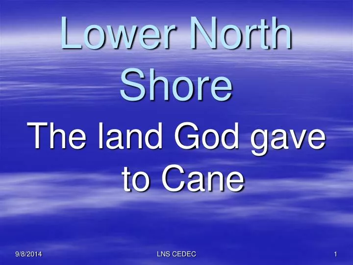 lower north shore