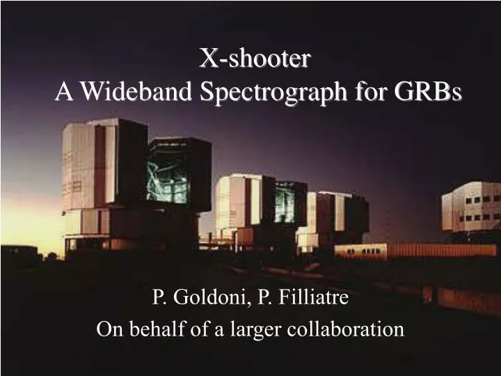 x shooter a wideband spectrograph for grbs