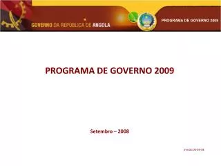 programa de governo 2009 setembro 2008 vers o 05 09 08