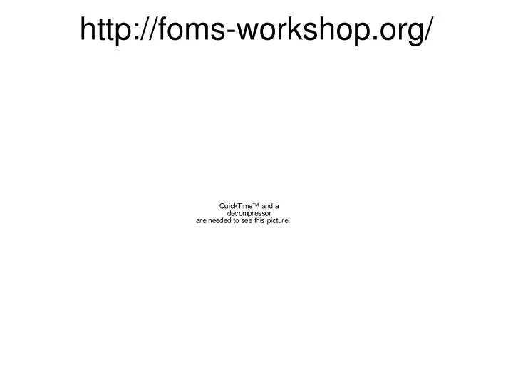 http foms workshop org