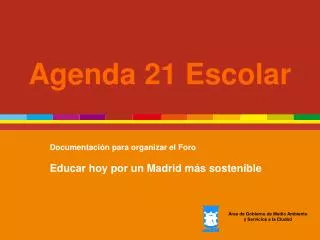 agenda 21 escolar