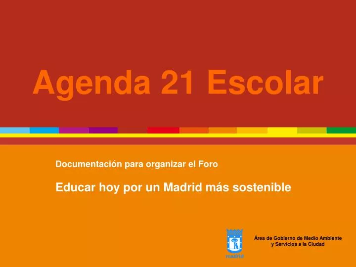 agenda 21 escolar