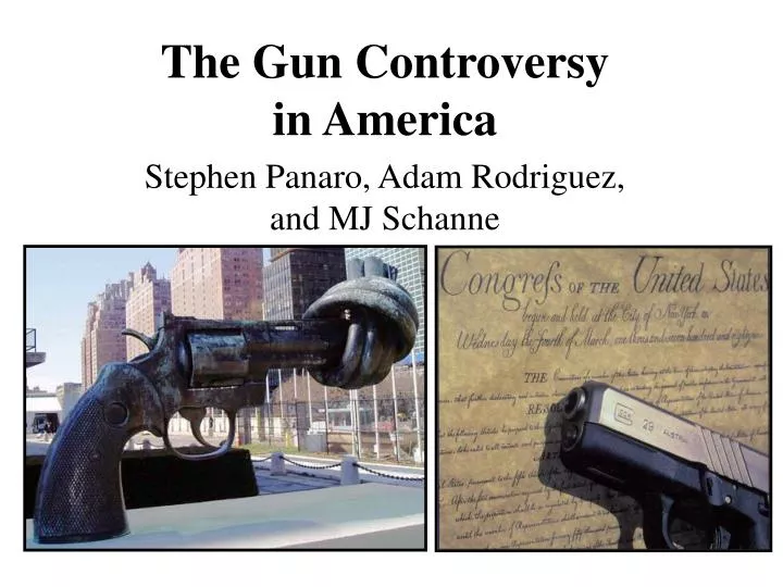 the gun controversy in america