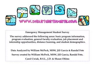 Emergency Management Student Survey