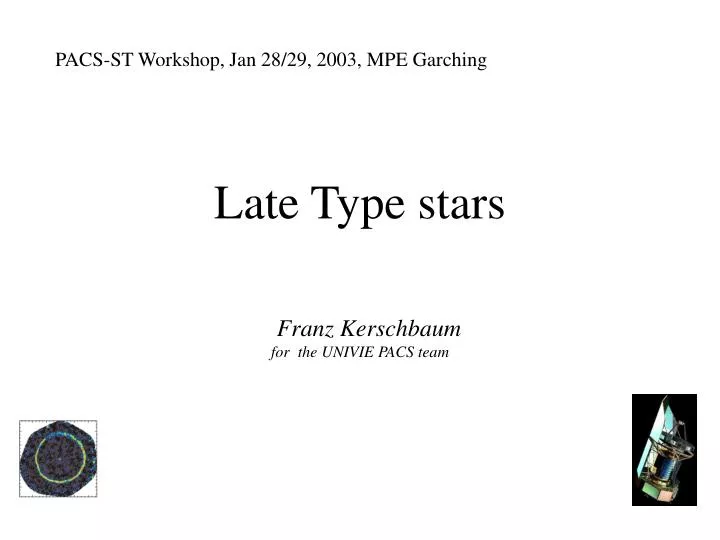 late type stars