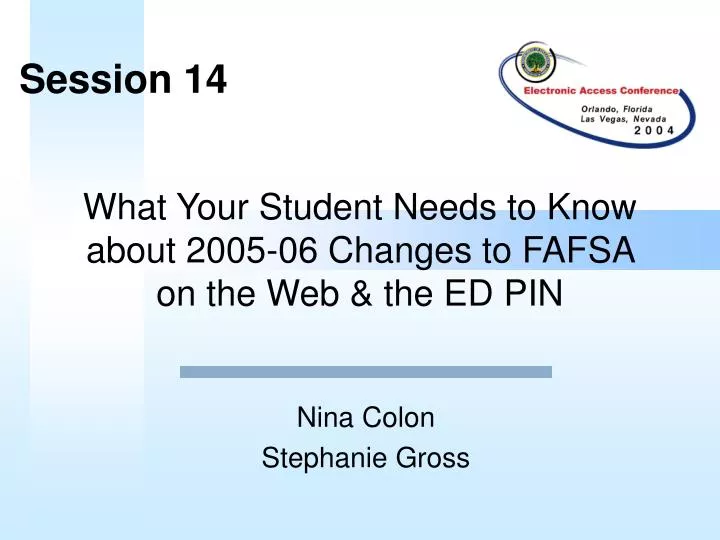 what your student needs to know about 2005 06 changes to fafsa on the web the ed pin