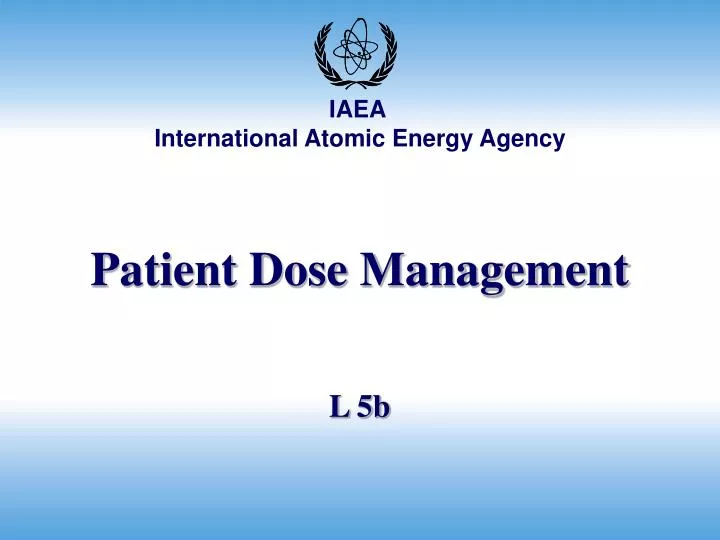 patient dose management