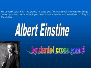 Albert Einstine
