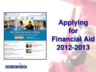 Applying for Financial Aid 2012-2013