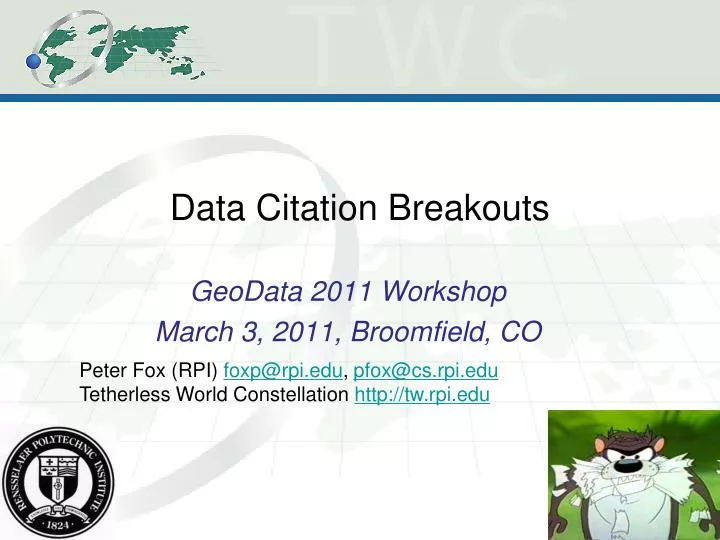 data citation breakouts