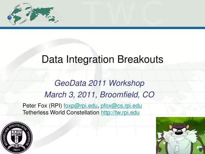 data integration breakouts