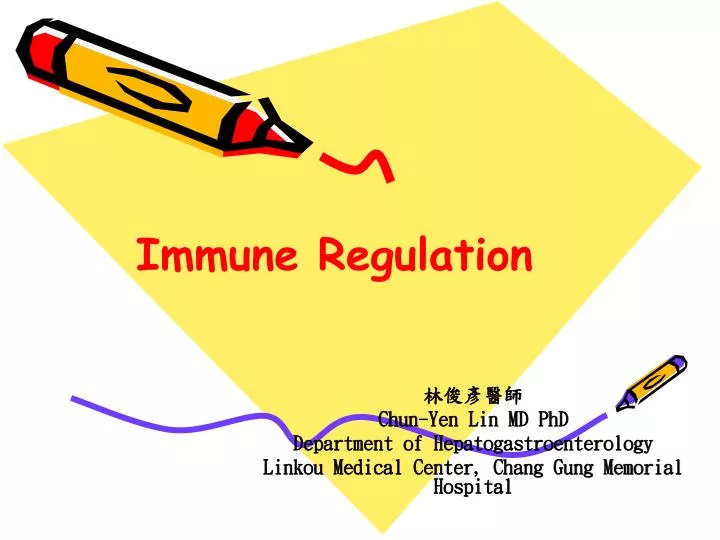 immune regulation