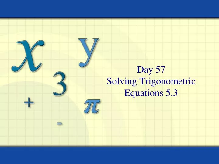 day 57 solving trigonometric equations 5 3