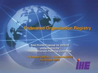 Federated Organization Registry