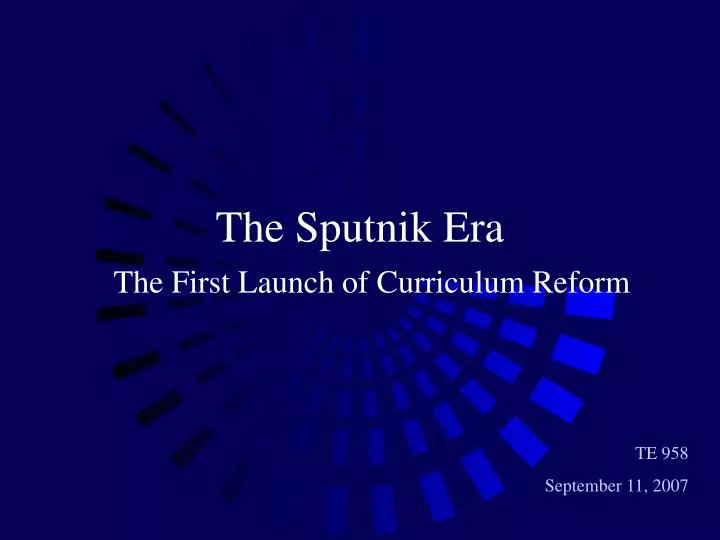 the sputnik era
