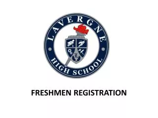freshmen registration